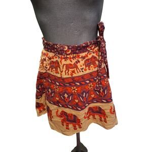 Free people elephant wrap skirt